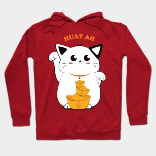 Huat Ah Cat T-Shirt Hoodie